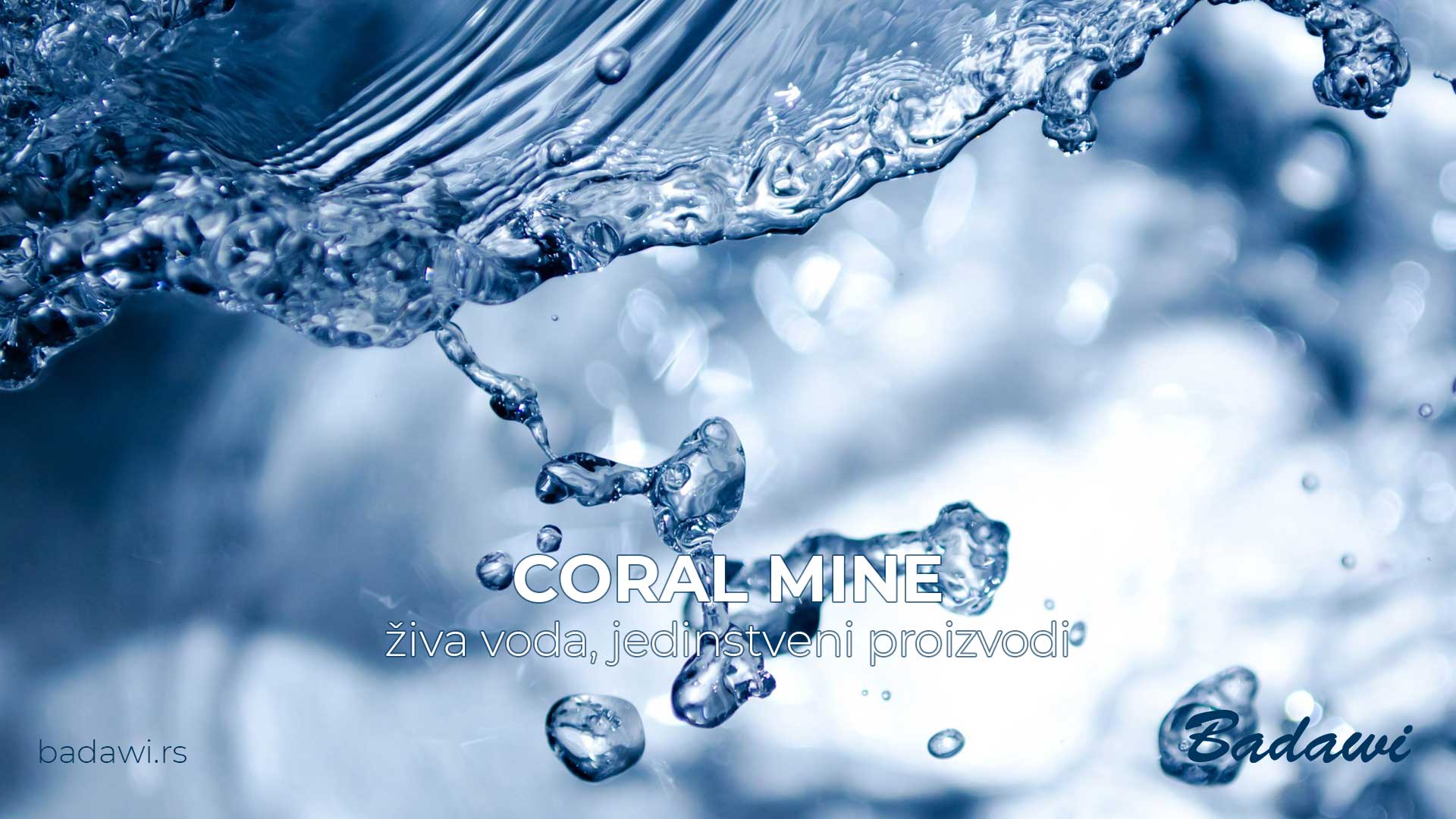 CORAL MINE - živa voda, jedinstveni proizvodi