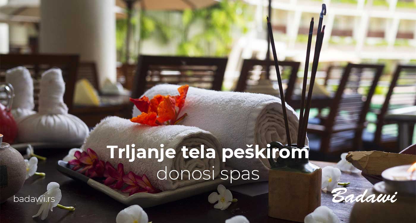 Trljanje tela peškirom donosi spas
