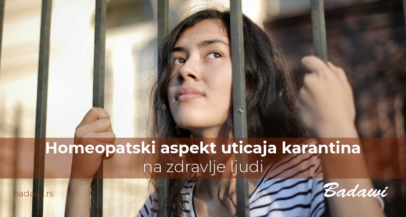 Homeopatski aspekt karantina na zdravlje ljudi | Poliklinika Badawi