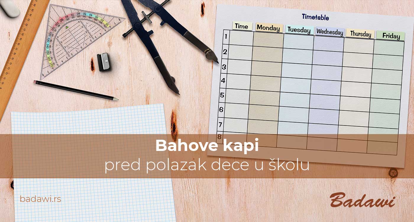 Bahove kapi pred polazak dece u školu | Poliklinika Badawi